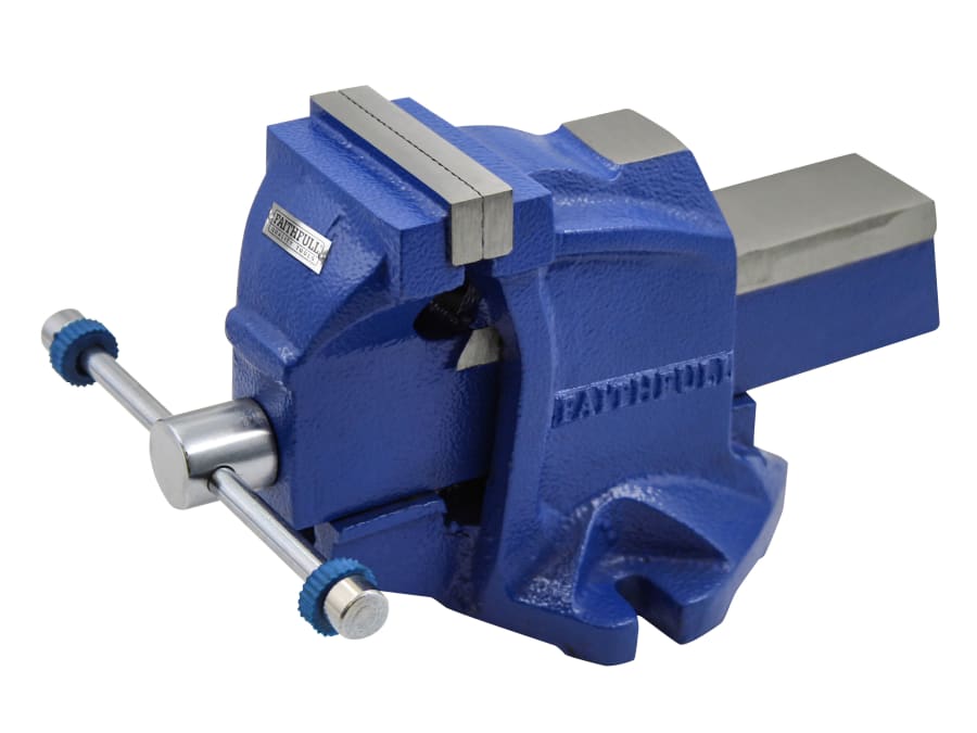 Faithfull FAIMV75SG 75mm Mechanics Vice with Magnetic Jaws