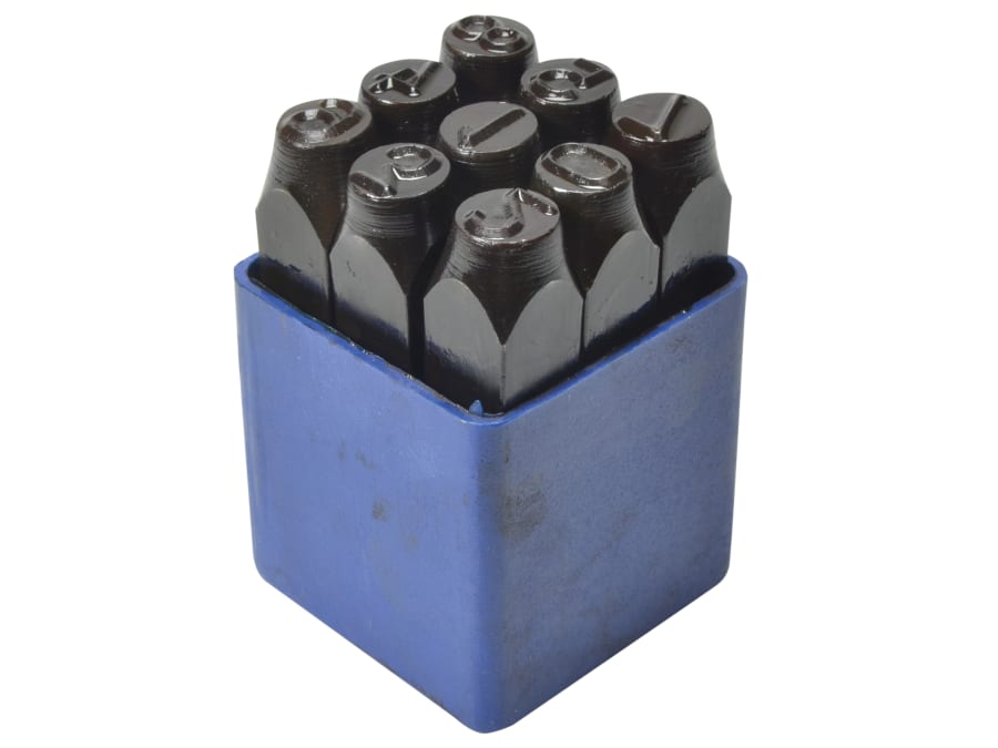 Faithfull FAIN8MM 8mm Number Punch Set