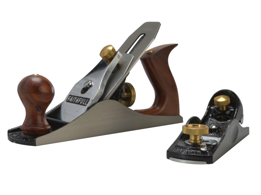 Faithfull FAIPLANE4AVB No.4 & No.60 1/2 Planes with Carry Bags