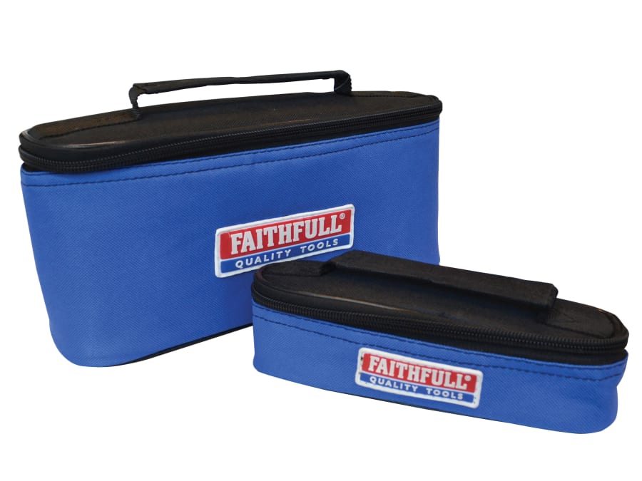 Faithfull FAIPLANE4AVB No.4 & No.60 1/2 Planes with Carry Bags
