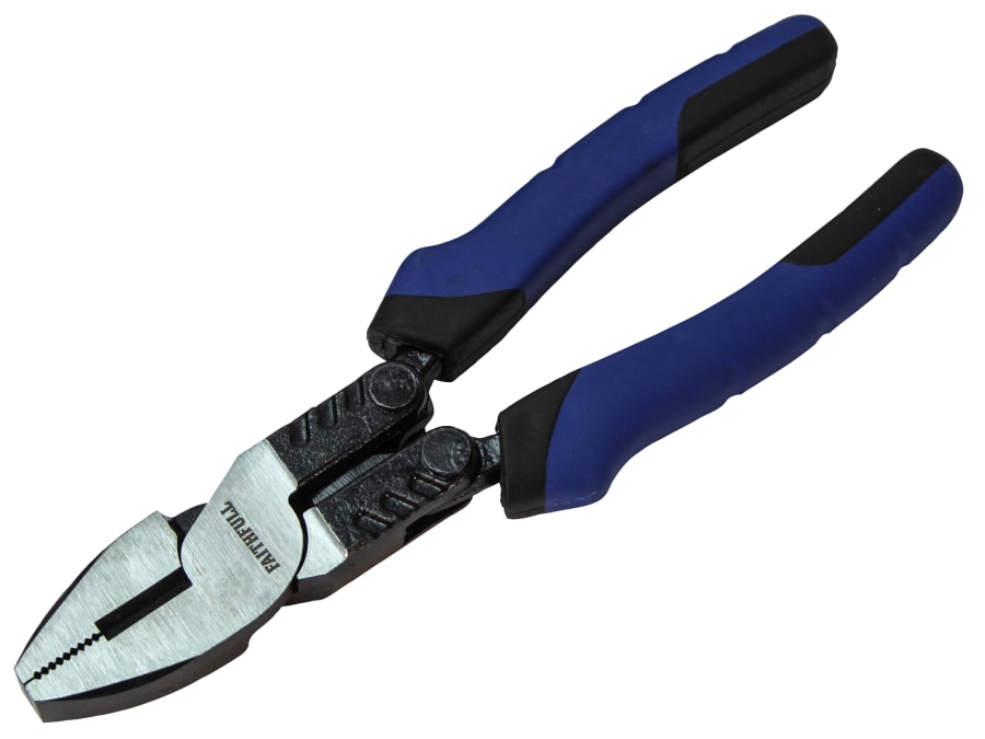 Faithfull FAIPLHLC8 200mm High-Leverage Combination Pliers