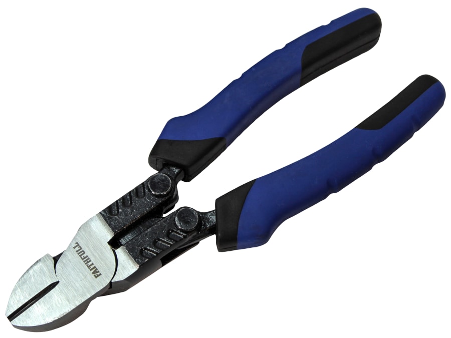 Faithfull FAIPLHLDC712 High-Leverage Diagonal Cutting Pliers 190mm