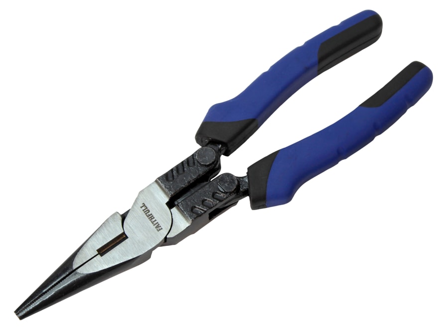 Faithfull FAIPLHLLN9 230mm High-Leverage Long Nose Pliers