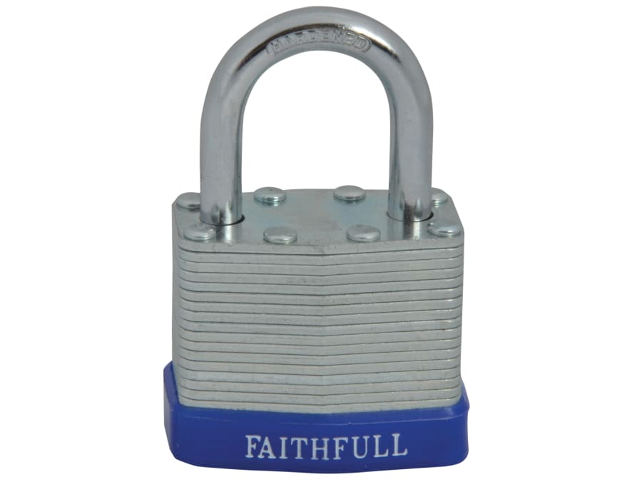 Faithfull FAIPLLAM40 40mm Laminated Steel Padlock