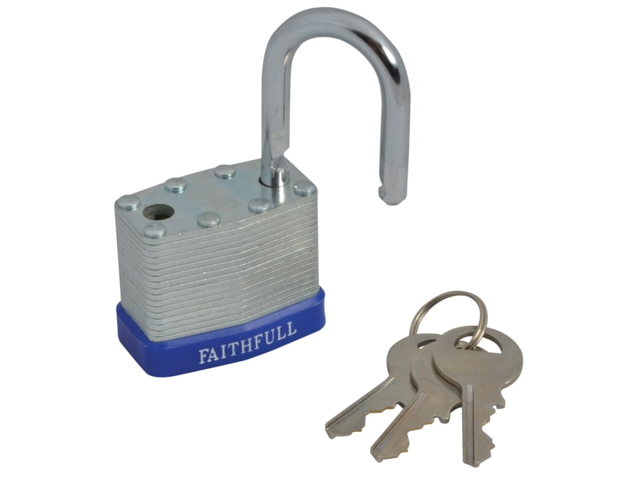 Faithfull FAIPLLAM40 40mm Laminated Steel Padlock