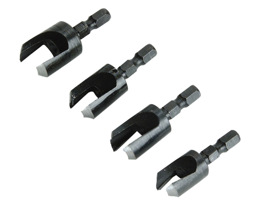 Faithfull FAIPLUGS4 Plug Cutter Set