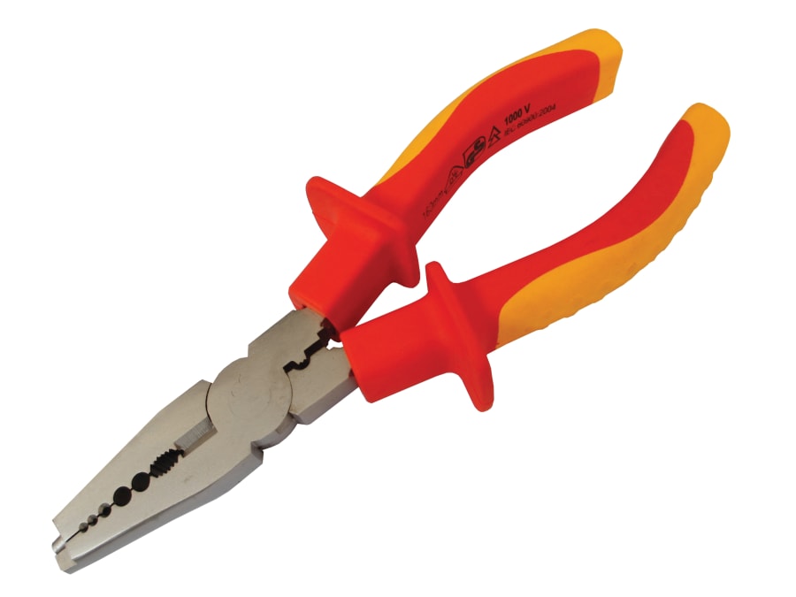 Faithfull FAIPLVDECEP6 170mm VDE Electricians Pliers