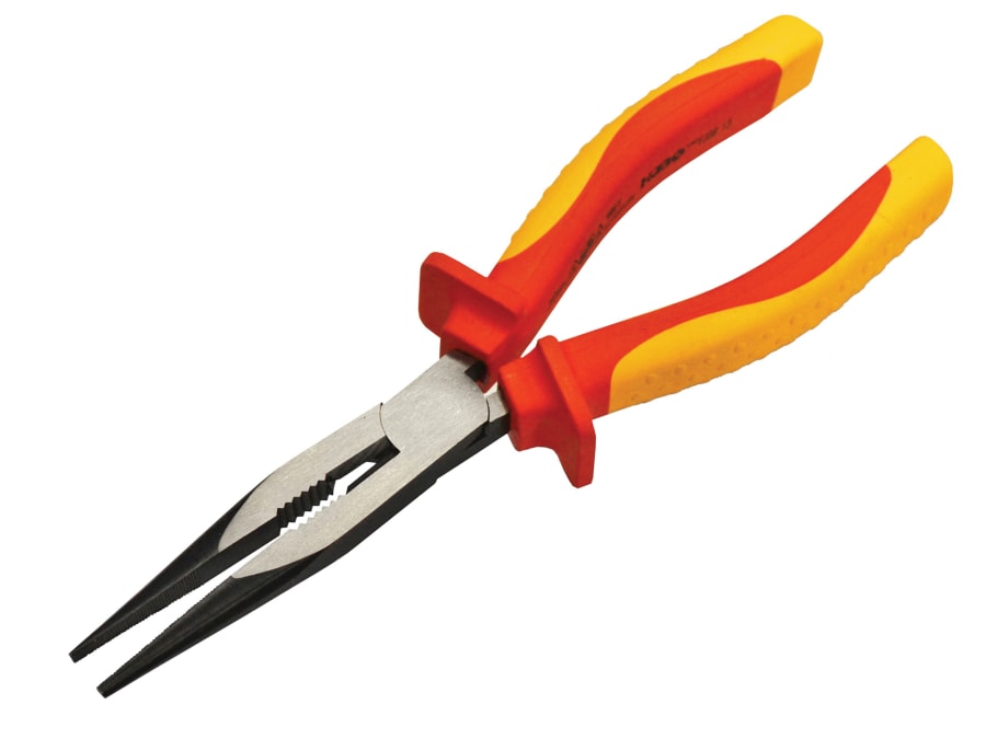 Faithfull FAIPLVDELN8 210mm VDE Long Nose Pliers