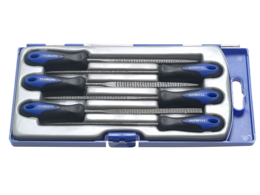 Faithfull FAIPPWRASP Precision Needle Rasp Set
