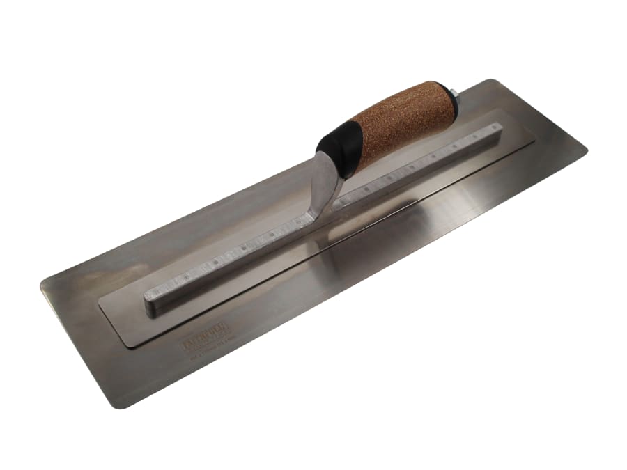 Faithfull FAIPTFLEX18C 450mm Flex Finishing Trowel with Cork Handle