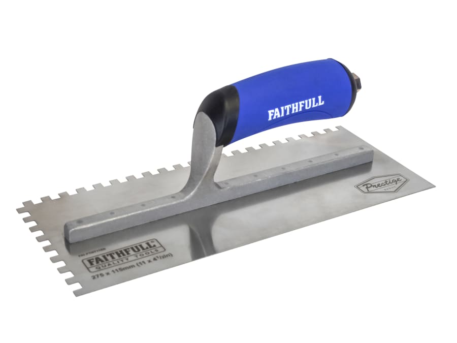Faithfull FAIPTNT11SS 275 x 115mm 6mm Notch Trowel