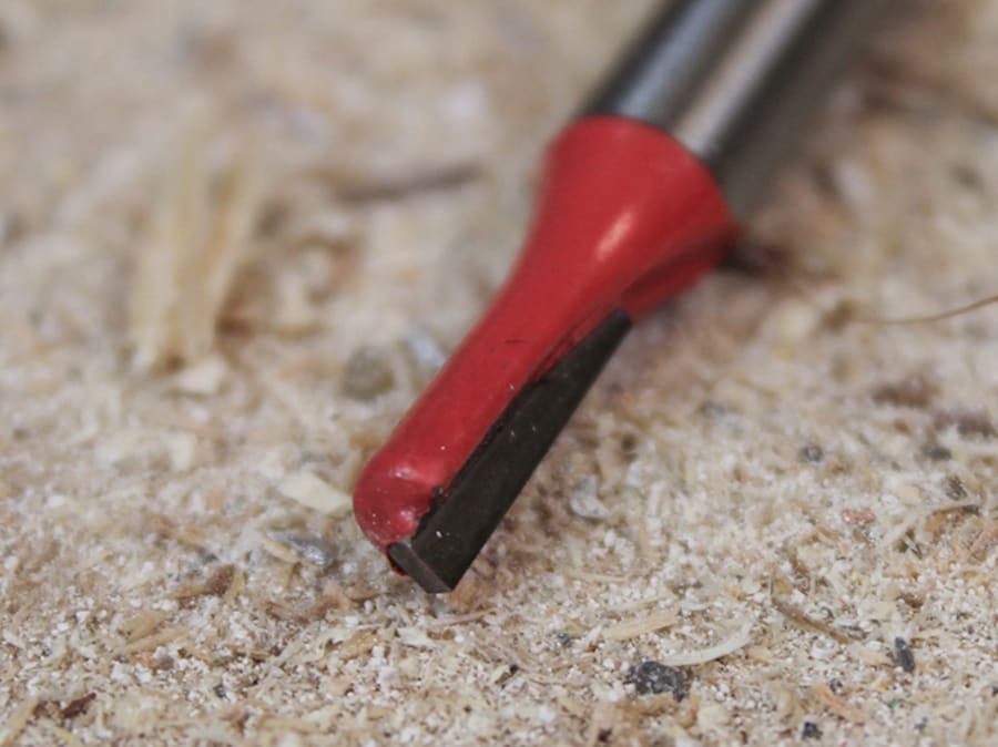 Faithfull FAIRB21 4mm Single Flute Router Bit 1/4in Shank