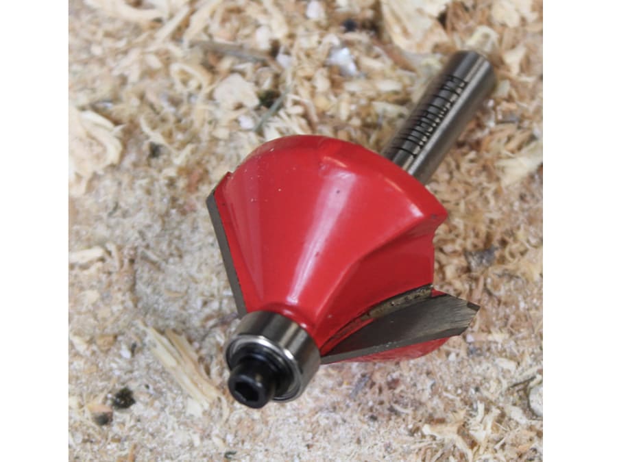 Faithfull FAIRB81 1/4in Shank 45° Chamfer Router Bit