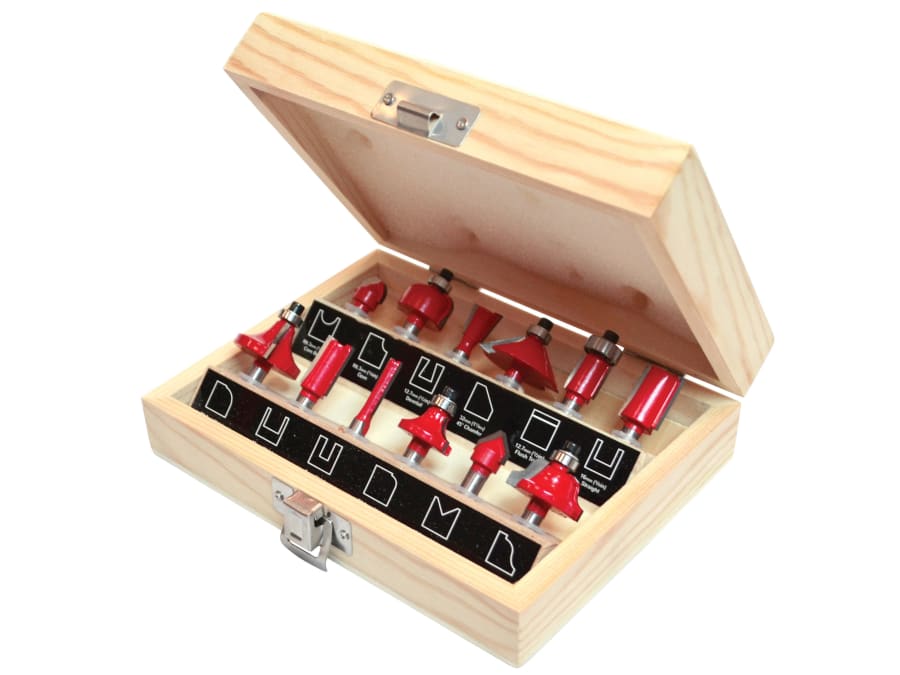 Faithfull FAIRBS12 12 Piece Router Bit Set