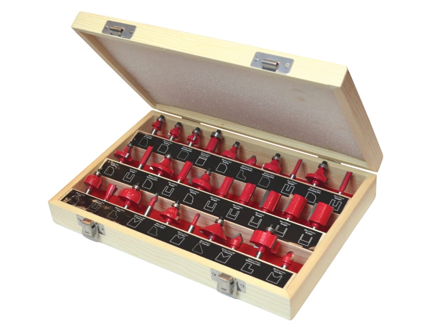 Faithfull FAIRBS30 30 Piece Router Bit Set