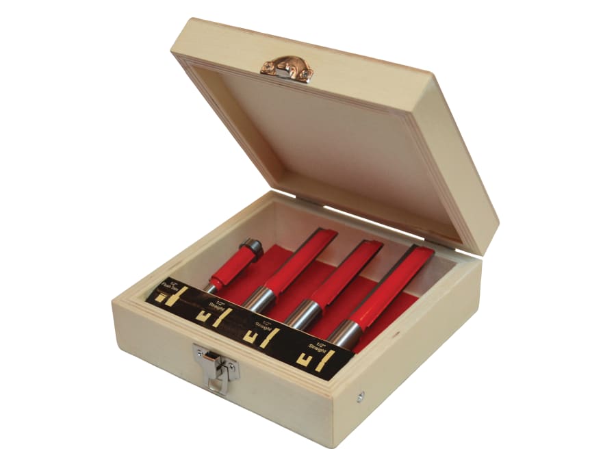 Faithfull FAIRBSKWJ 4 Piece Router Bit Set