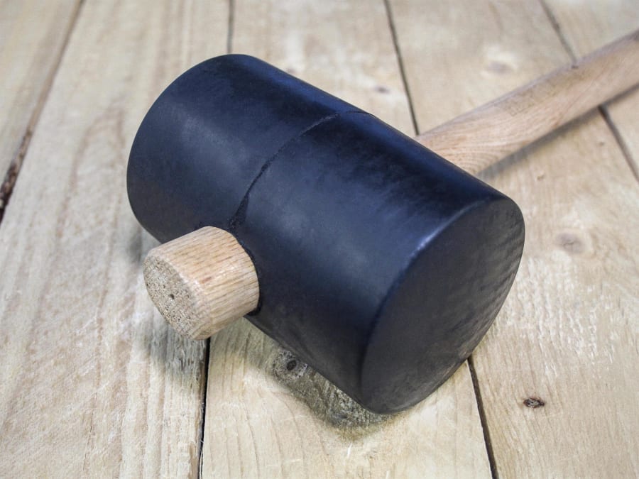Faithfull FAIRMB40FSC 40oz Black Rubber Mallet