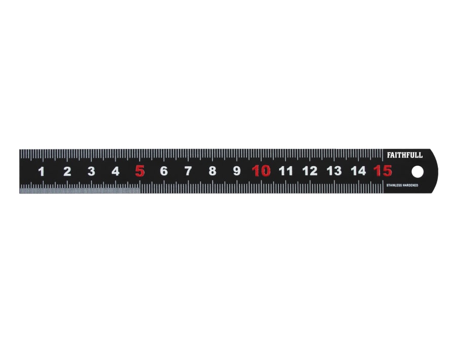 Faithfull FAIRUL150MB 150mm Stainless Steel Measuring Rule