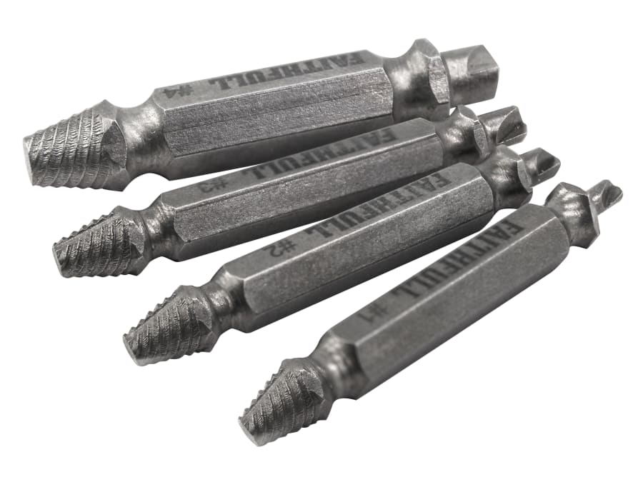Faithfull FAISBEXTRACT Screw Extractor Set 4 Piece