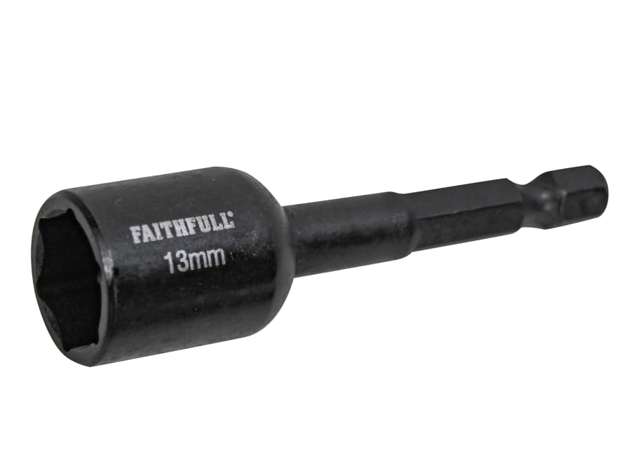 Faithfull FAISBMNUT13I 13mm Magnetic Impact Nut Driver