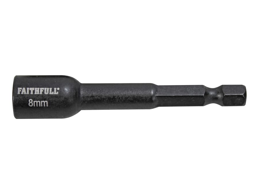 Faithfull FAISBMNUT8I 8mm Magnetic Impact Nut Driver