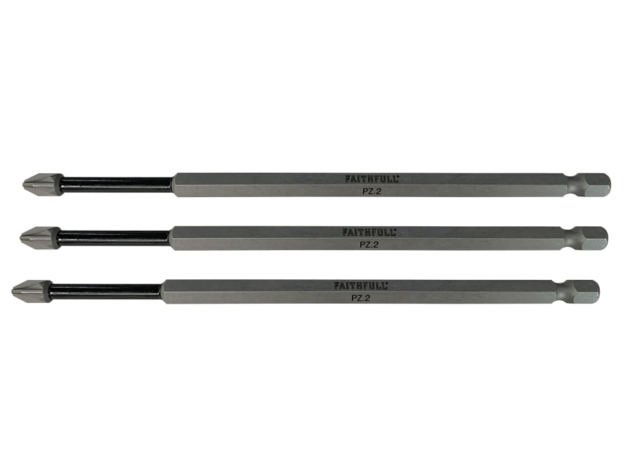 Faithfull FAISBPZ2150I Pozidriv Impact Screwdriver Bit PZ2 x 150mm