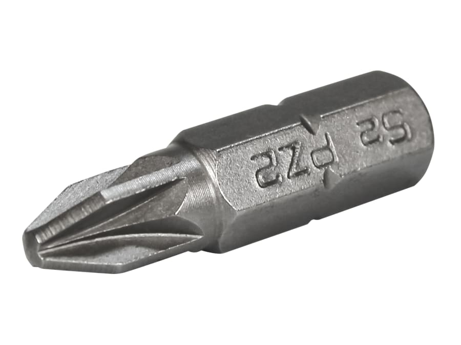 Faithfull FAISBPZ225 PZ2 x 25mm Screwdriver Bits (Pack 3)