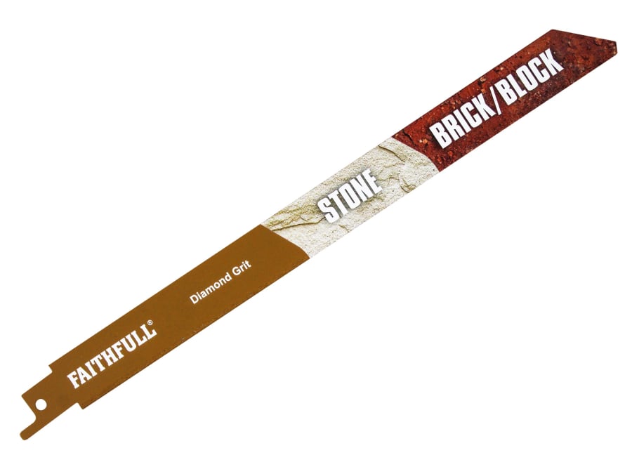 Faithfull FAISBS1750RD 228mm Diamond Grit Sabre Saw Blade
