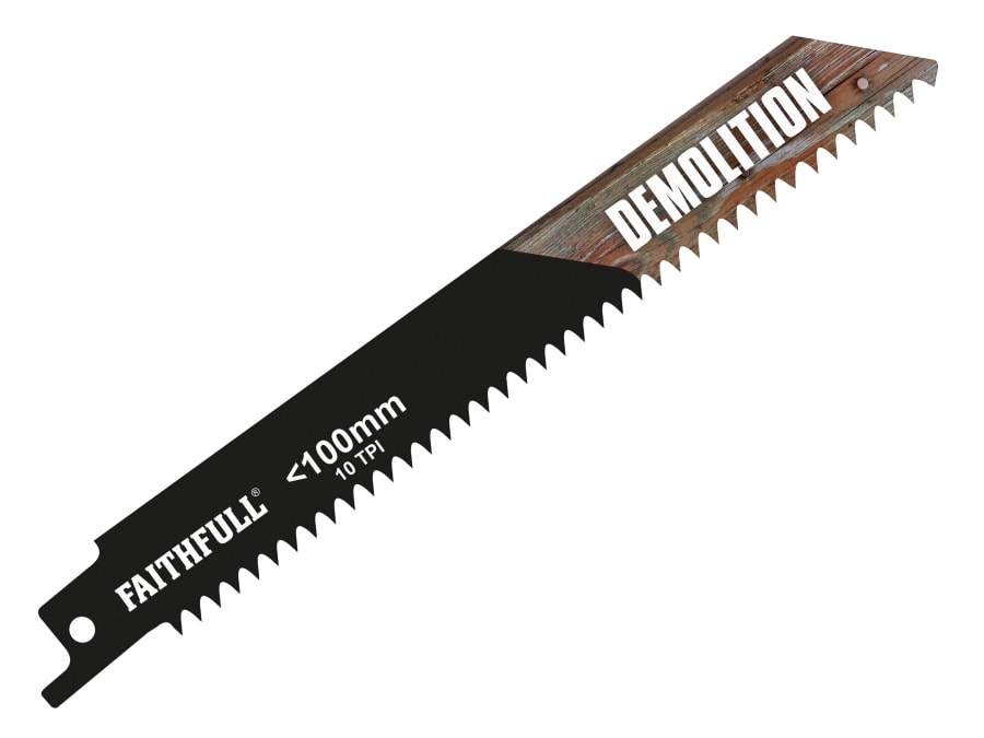 Faithfull FAISBS922HF Bi-Metal Sabre Saw Blade 150mm 10 TPI