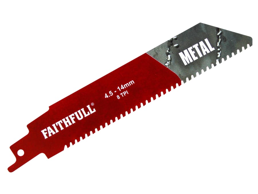 Faithfull FAISBS930HM 152mm x 8 TPI Metal Carbide Sabre Saw Blade