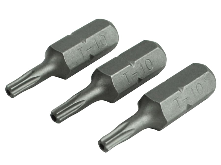 Faithfull FAISBT1025S T10S Screwdriver Bits 25mm
