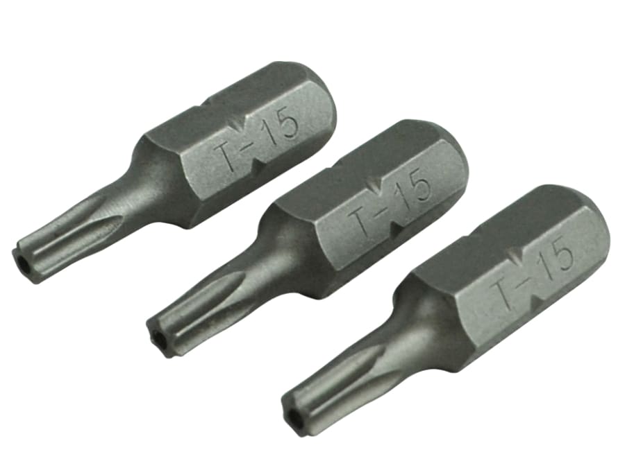 Faithfull FAISBT1525S T15S Security S2 Steel Screwdriver Bits 25mm