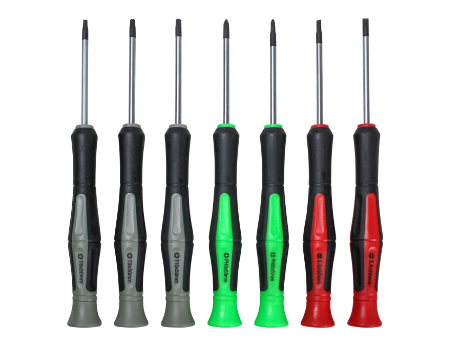 Faithfull FAISDMINI7 7 Piece Precision Screwdriver Set