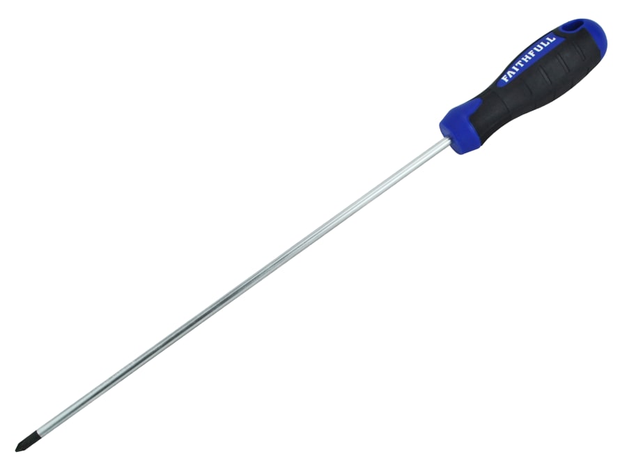 Faithfull FAISDPZ1L Pozidriv Screwdriver PZ1 x 250mm