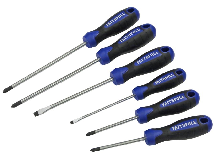 Faithfull FAISDSET6PRO 6 Piece Screwdriver Set
