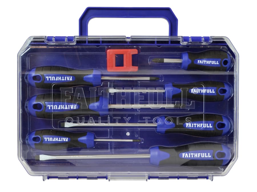 Faithfull FAISDSET8PRO 8 Piece Screwdriver Set