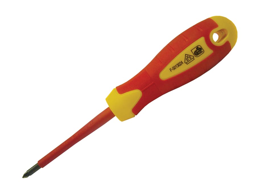 Faithfull FAISDVDEPH1 PH1 x 80mm VDE Screwdriver