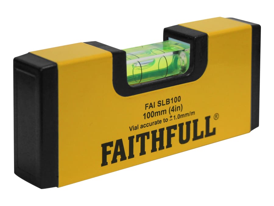 Faithfull FAISLB100 100mm Magnetic Mini Level