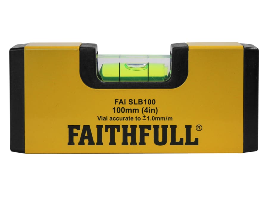 Faithfull FAISLB100 100mm Magnetic Mini Level