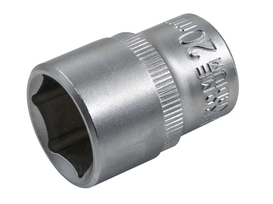 Faithfull FAISOC1220Q 20mm 1/2in Drive Hex Socket
