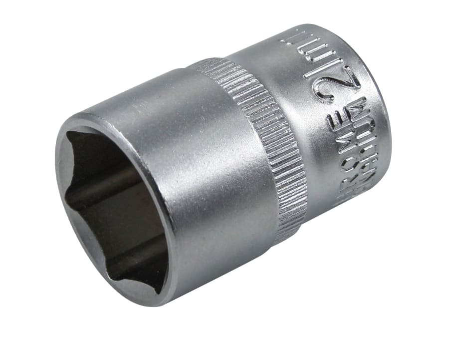 Faithfull FAISOC1221Q 21mm 1/2in Drive Hex Socket