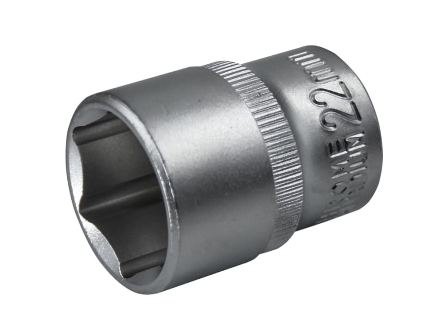 Faithfull FAISOC1222Q 1/2in Drive 22mm Hex Socket