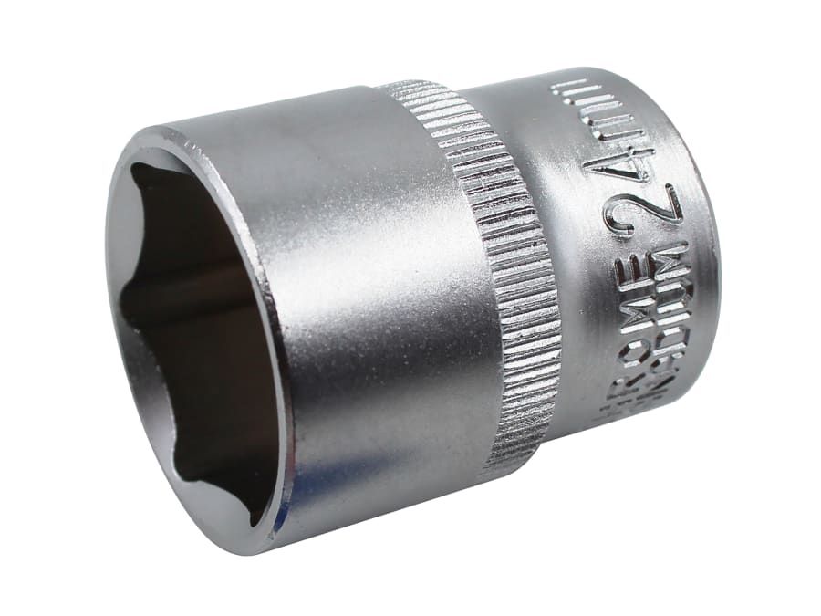 Faithfull FAISOC1224Q 24mm 1/2in Drive Hex Socket