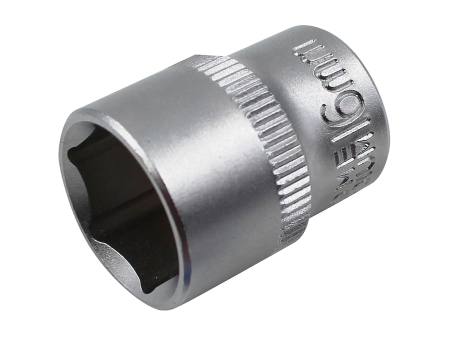 Faithfull FAISOC3816Q 3/8in Drive 16mm Hex Socket