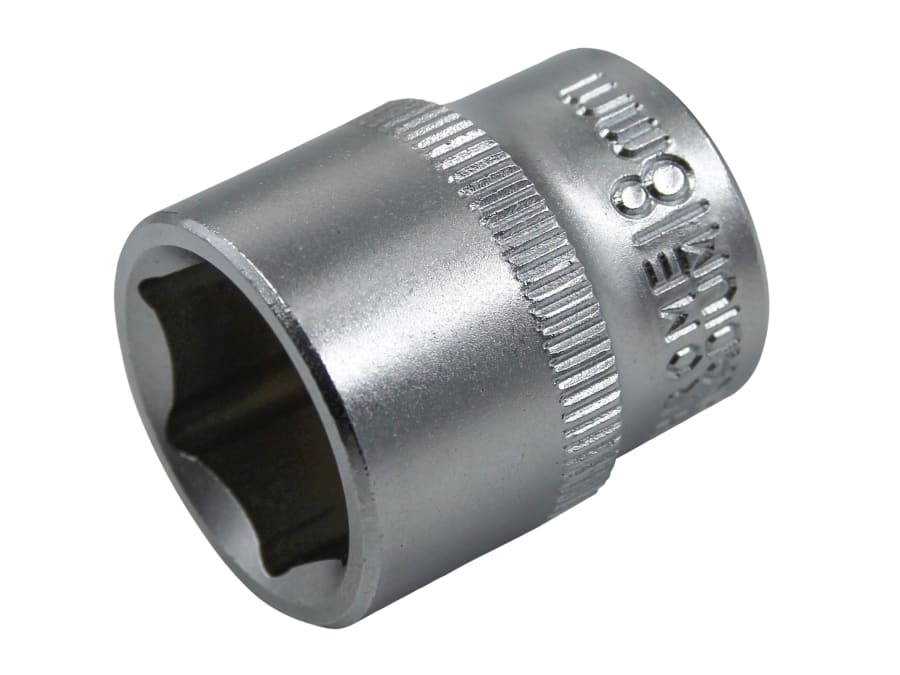 Faithfull FAISOC3818Q 3/8in Drive 18mm Hex Socket