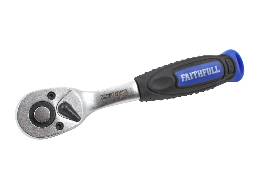Faithfull FAISOCRAT14Q 1/4in Drive Quick Release Ratchet Handle