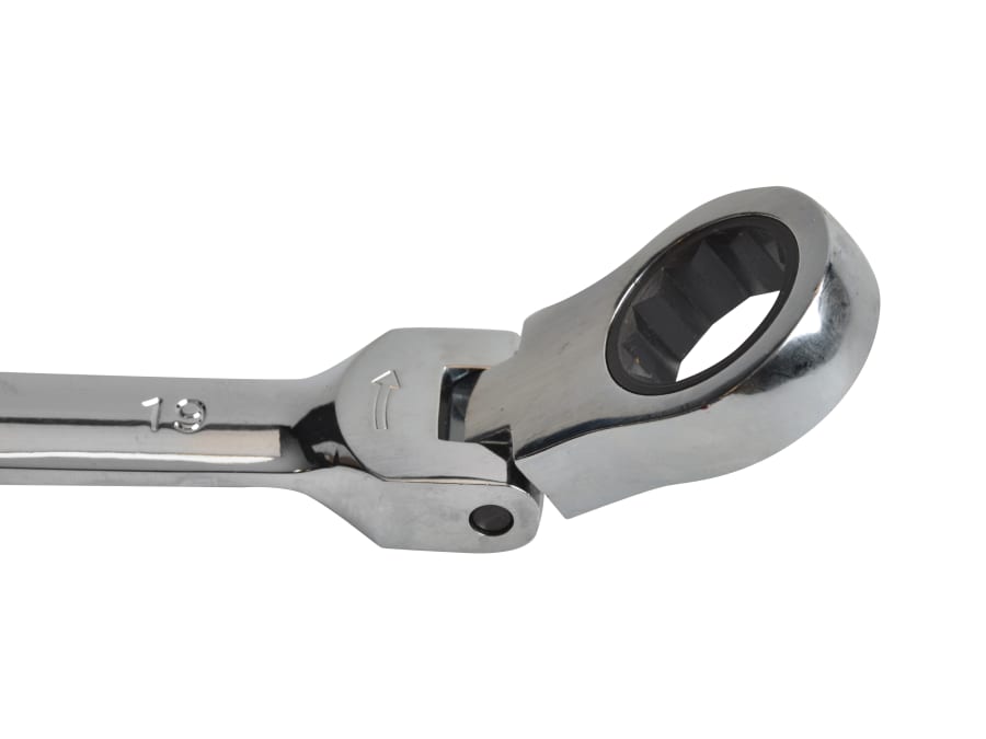 Faithfull FAISPARAT12 12mm Flex Head Ratchet Combination Spanner