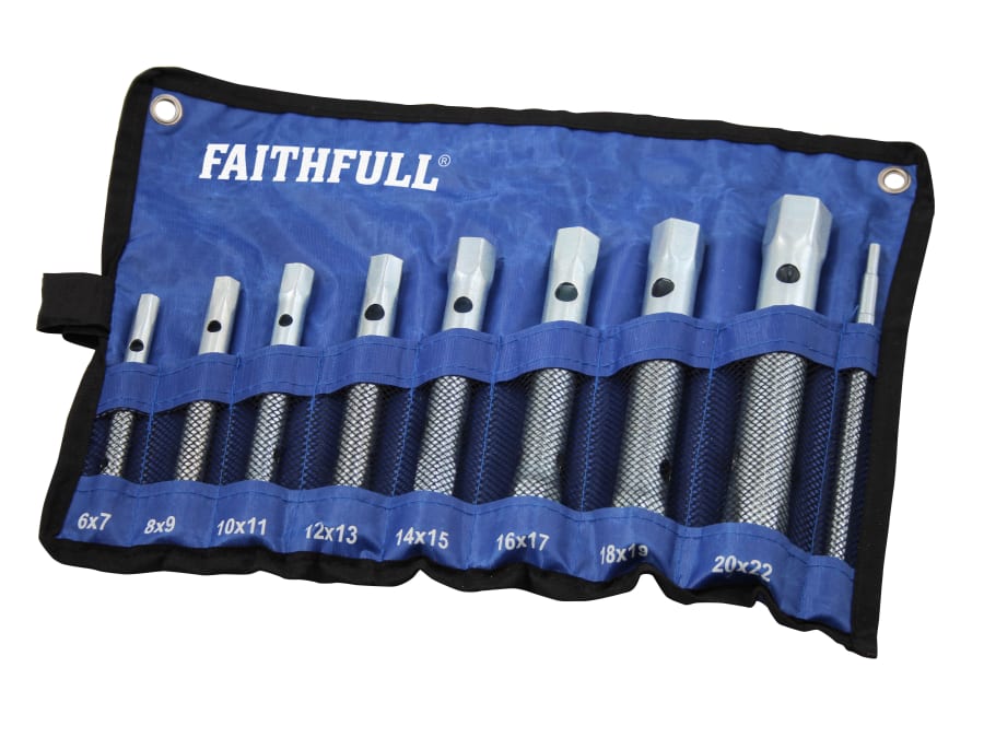 Faithfull FAISPBOXSET8 8 Piece Box Spanner Set
