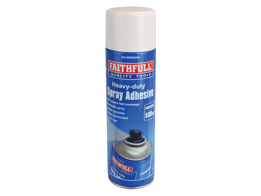Faithfull FAISPRAYAD 500ml Spray Adhesive