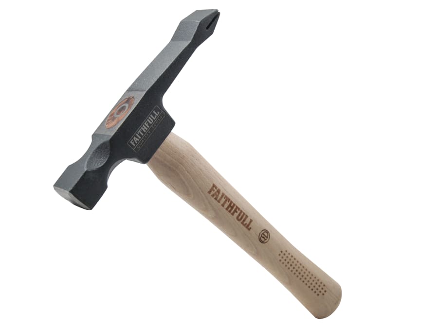 Faithfull FAISSHFSC Single Scutch Hammer with Hickory Handle